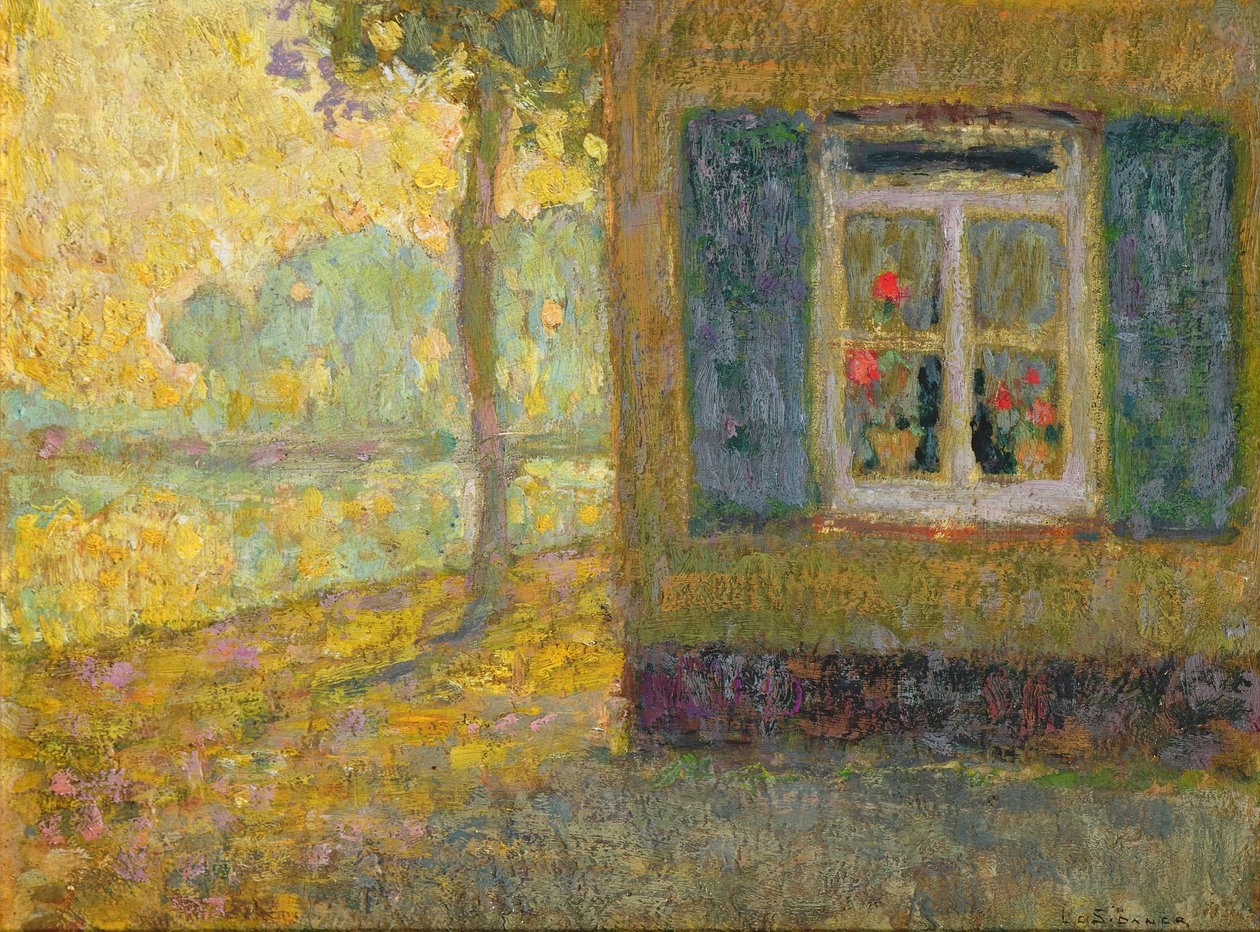 Kanalstien, Gravelines av Henri Eugene Augustin Le Sidaner