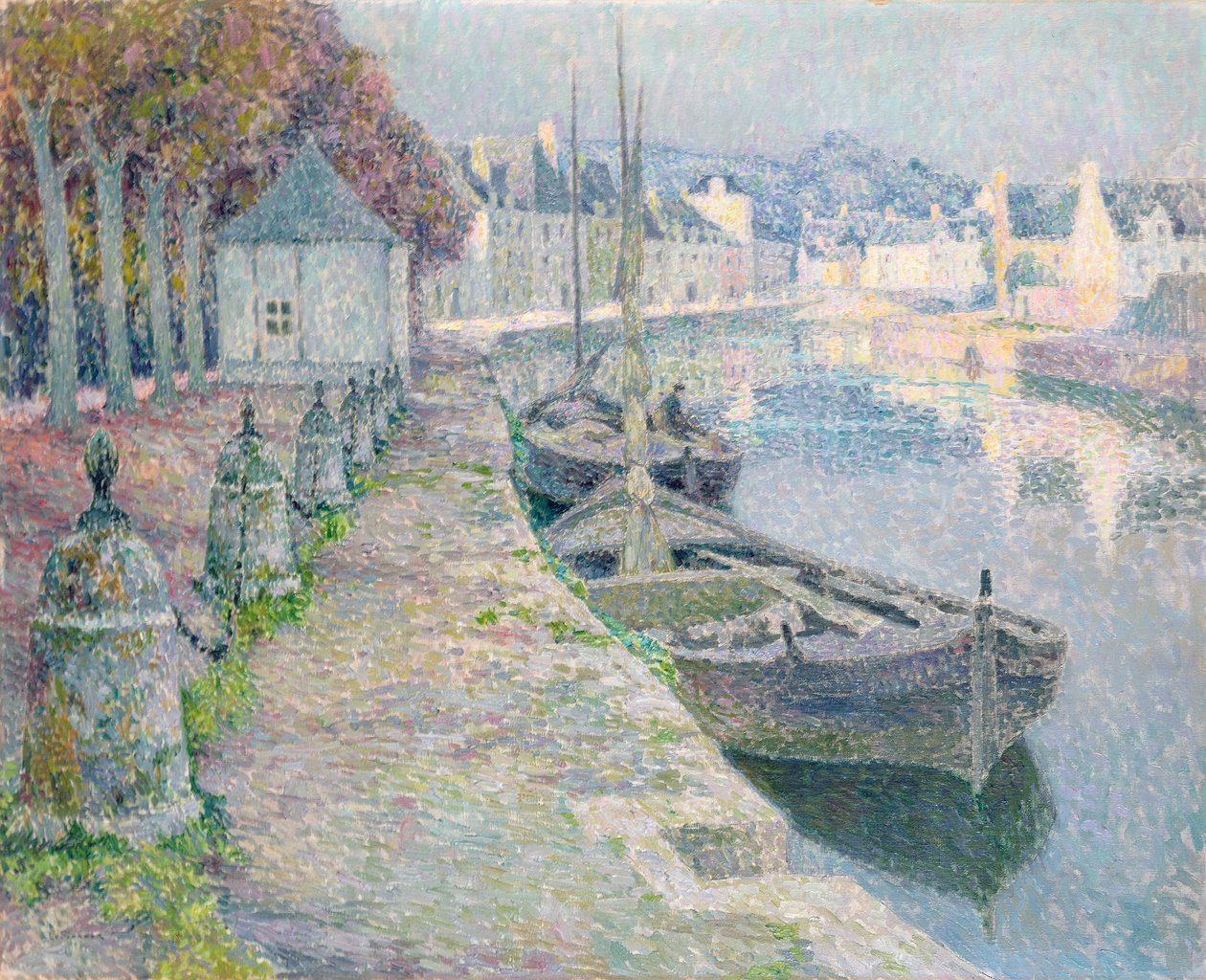 Grusbåtene av Henri Eugene Augustin Le Sidaner