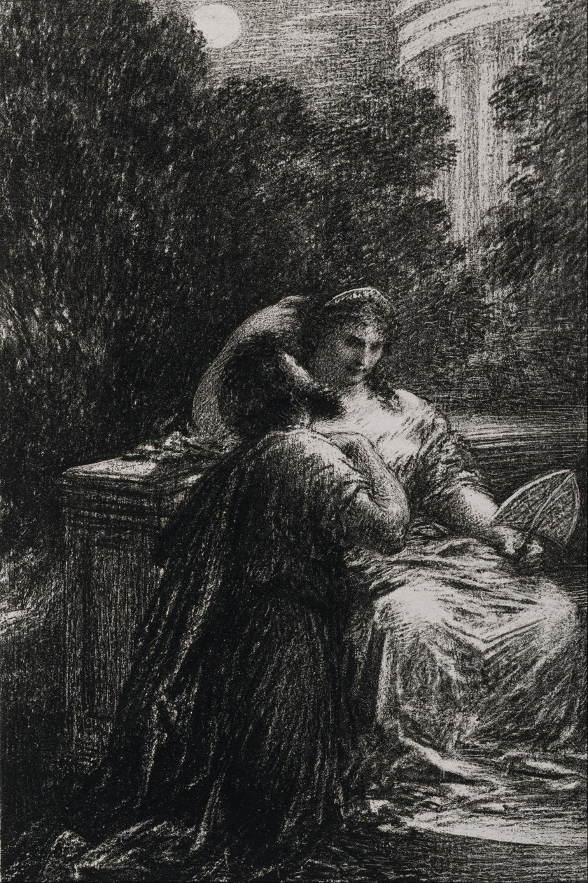 Trojanere i Kartago, lov III av Ignace Henri Jean Fantin Latour