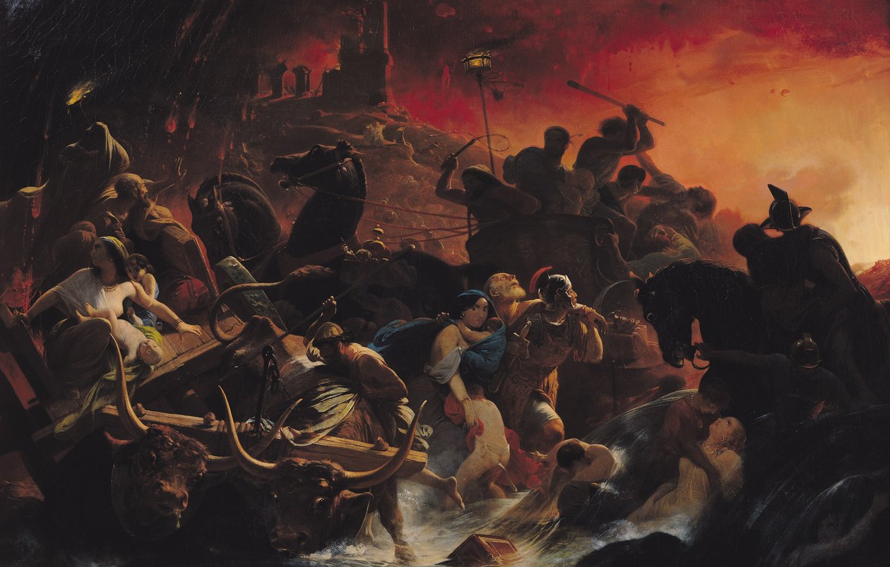 De siste dagene i Pompeii av Henri Frederic Schopin
