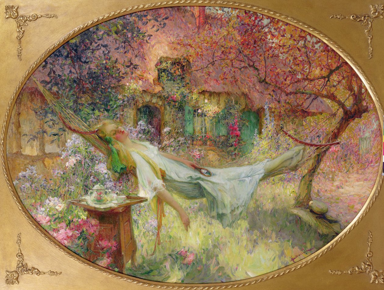 Sommer i hagen av Henri Gaston Darien