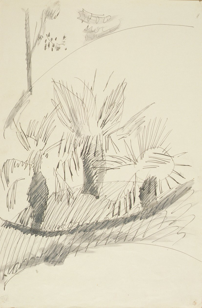 I Kew Gardens, 1913 av Henri Gaudier Brzeska