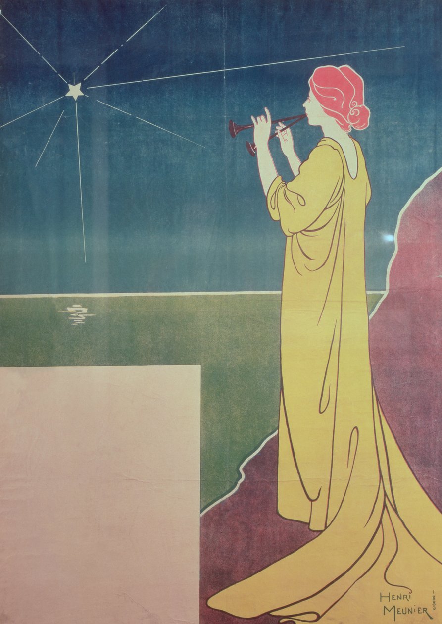 Plakat for Isaye-kvartetten (før bokstav), 1895 av Georges Meunier