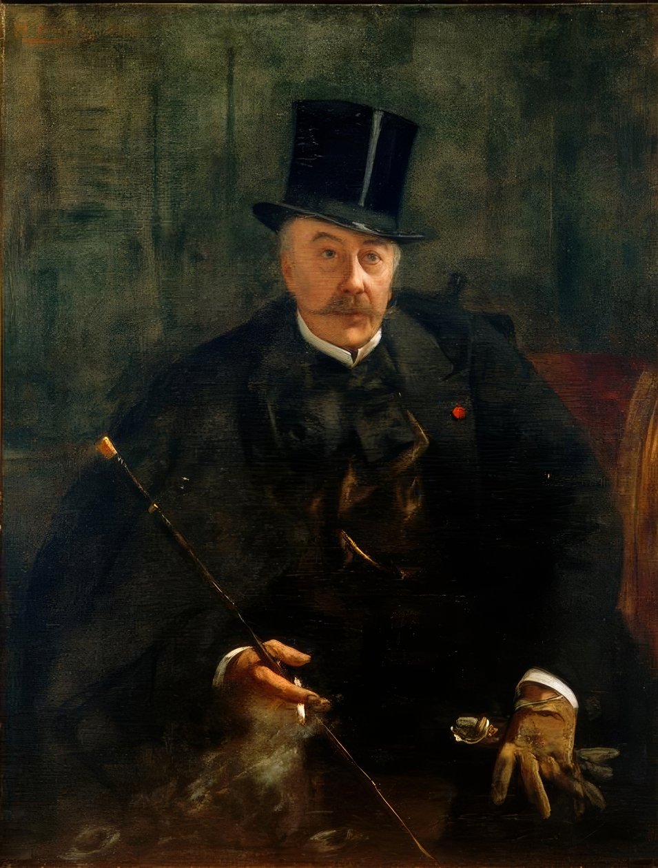 Alfred Stevens / maleri av Henri Gervex av Henri Gervex