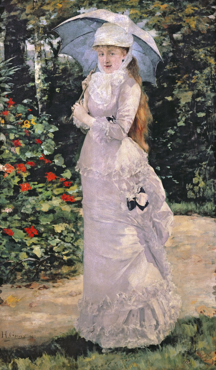 Madame Valtesse de la Bigne, 1889 av Henri Gervex