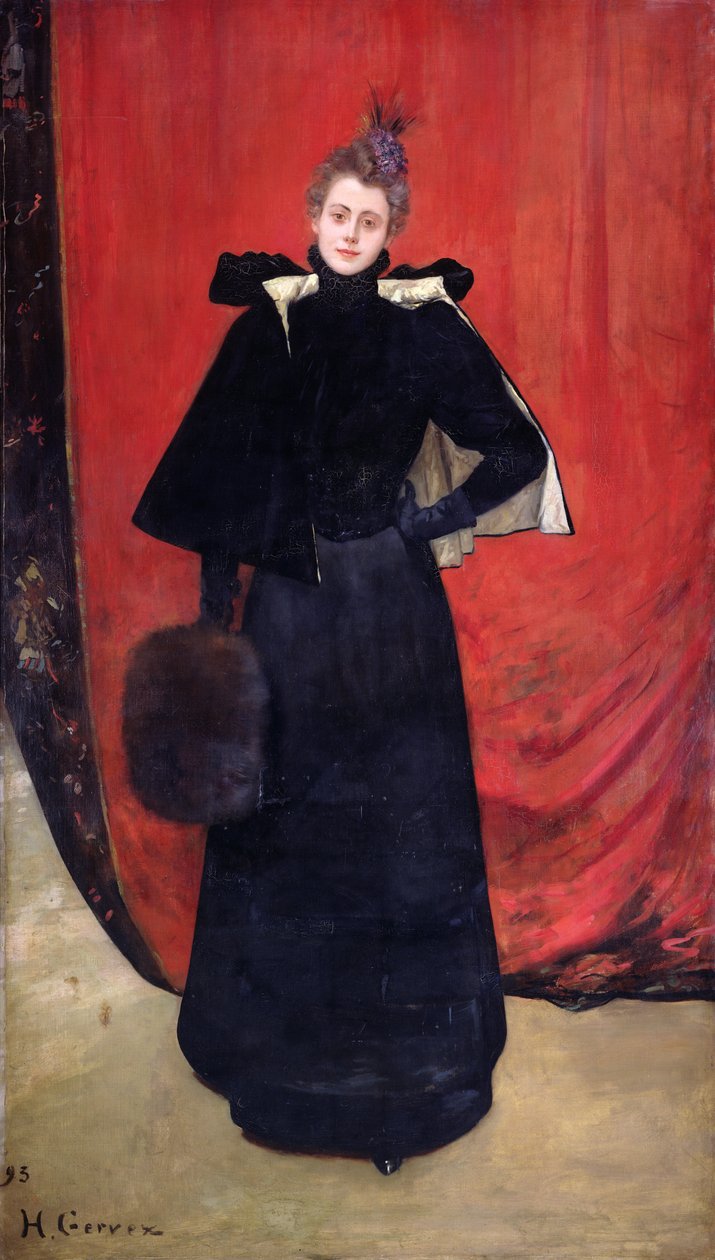 Portrett av Madame Gervex, 1893 av Henri Gervex