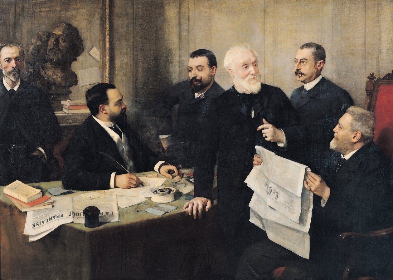 Styret for 'La Republique Francaise', 1890 av Henri Gervex