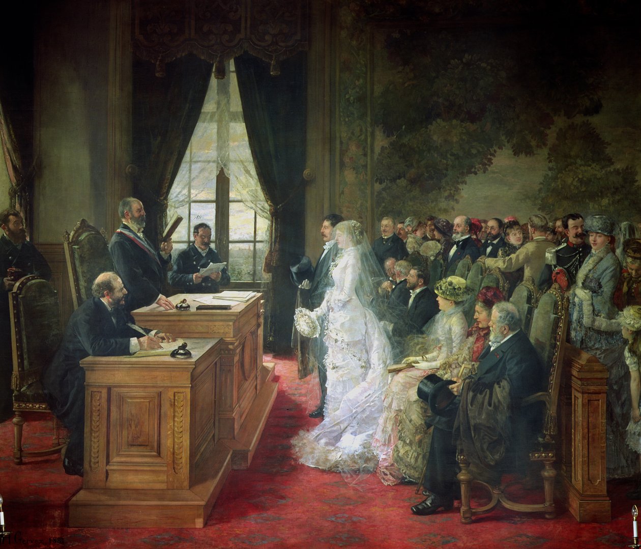 Det borgerlige ekteskapet, 1881 av Henri Gervex