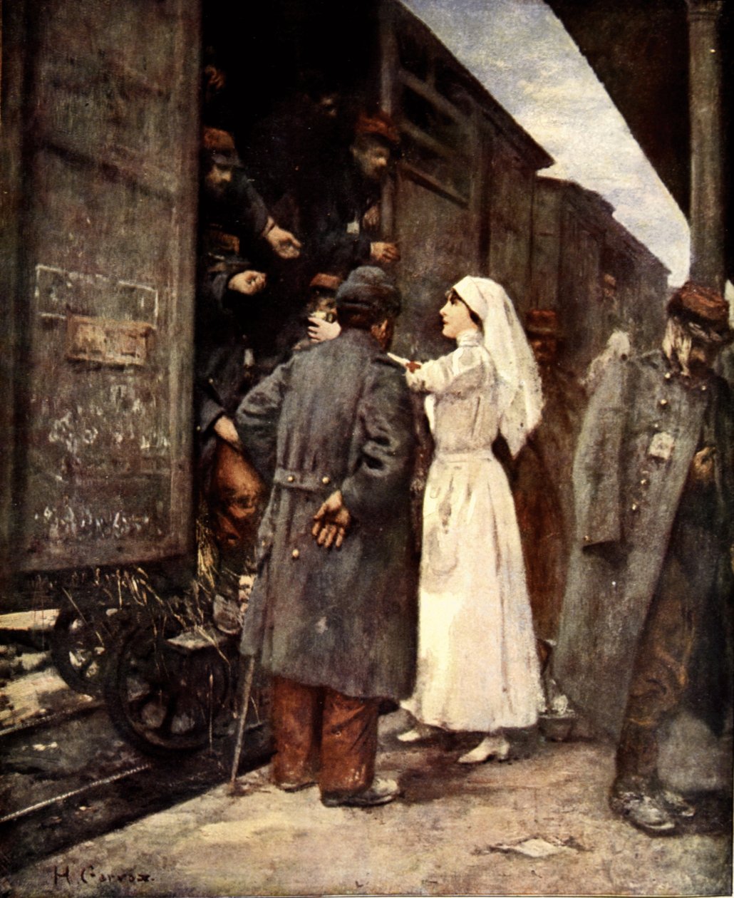 Tog av de sårede, 1915 av Henri Gervex
