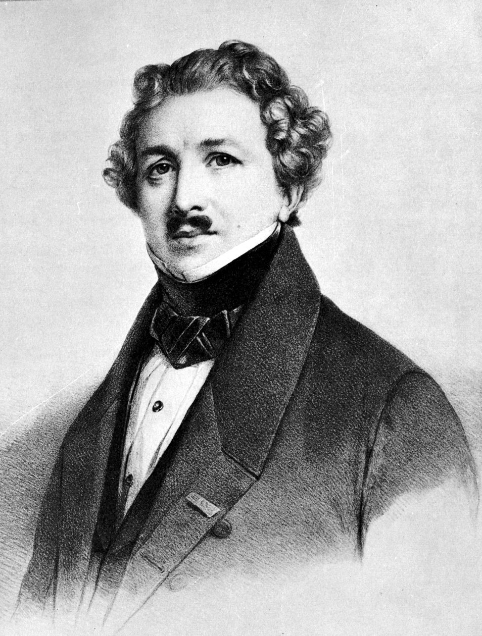 Louis Jacques Mande Daguerre (1787-1851) av Henri Grevedon