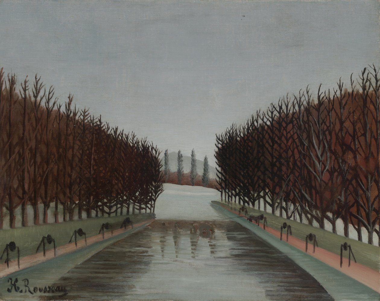 Kanalen, ca. 1905 av Henri Rousseau
