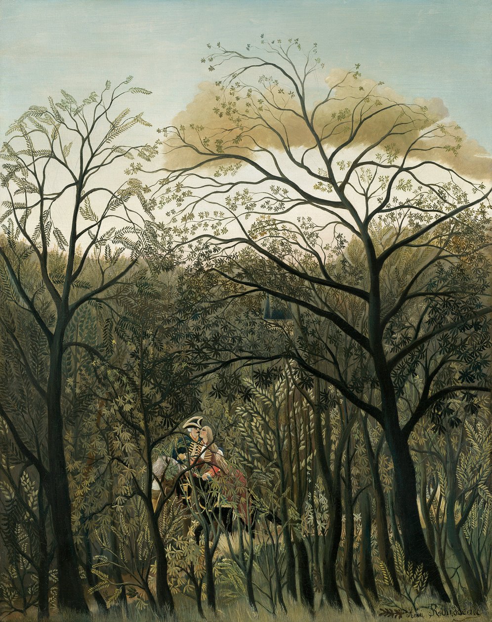 Rendezvous in the Forest, 1889 av Henri Rousseau