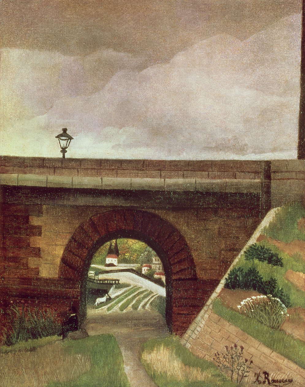 Sevres-broen av Henri Rousseau