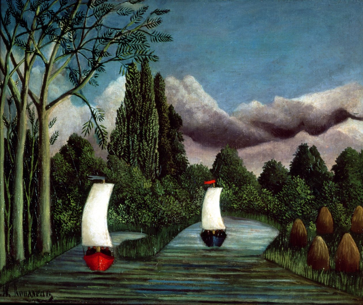 The Banks of the Oise, 1905 av Henri Rousseau