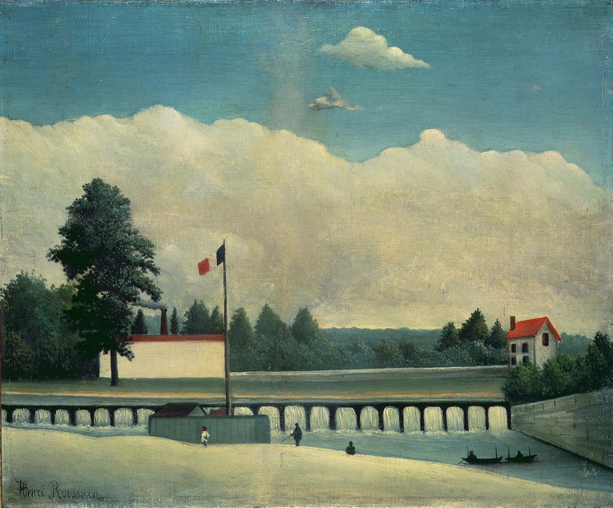 Dammen, 1891-93 av Henri Rousseau
