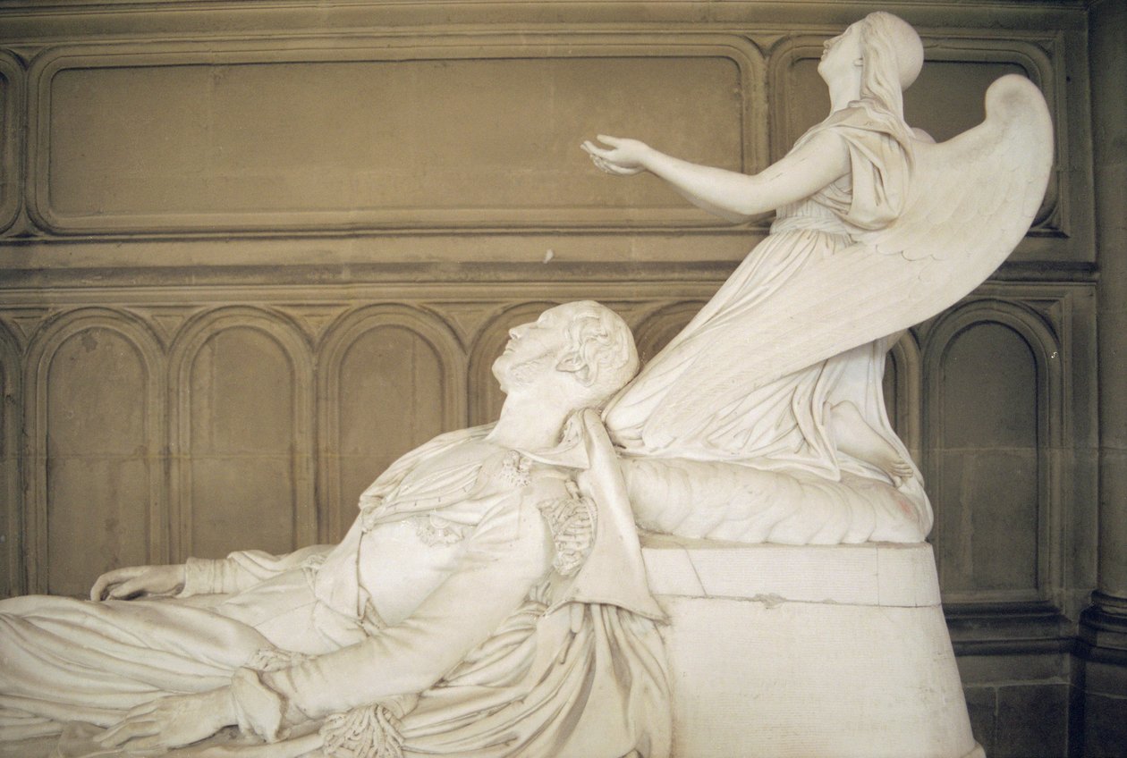 Kenotaf av Ferdinand Louis Philippe (1810-42), hertug av Orleans, 1843 (marmor) (se også 252675) av Henri Joseph Francois de, baron Triqueti