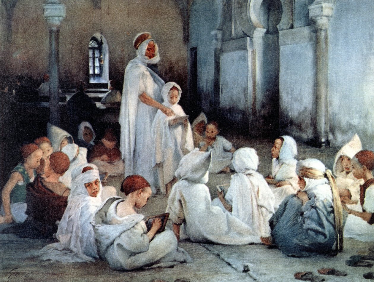 En arabisk skole i Tlemcen av Henri Jules Jean Geoffroy