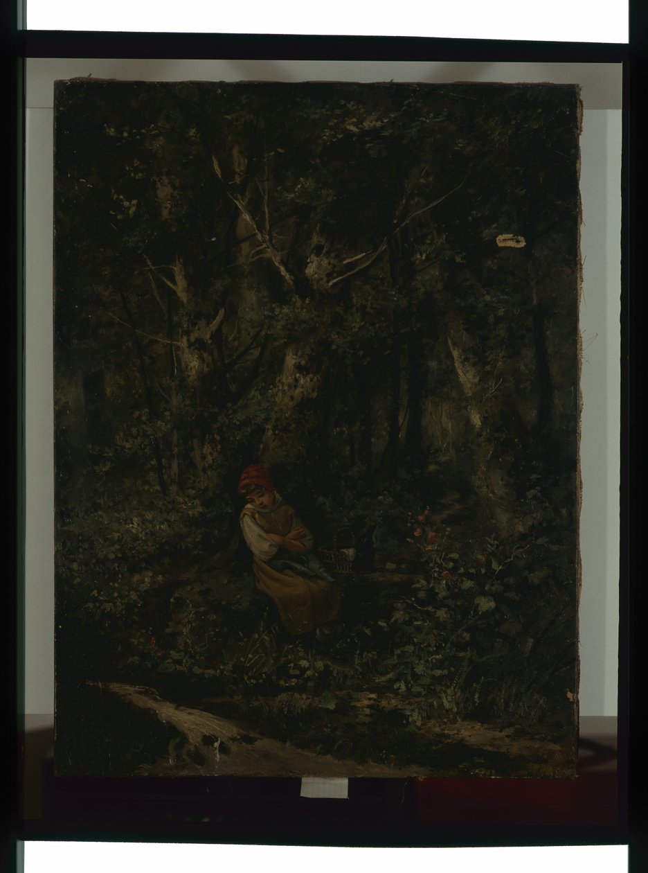 En bekk i skogen av Henri Langerock