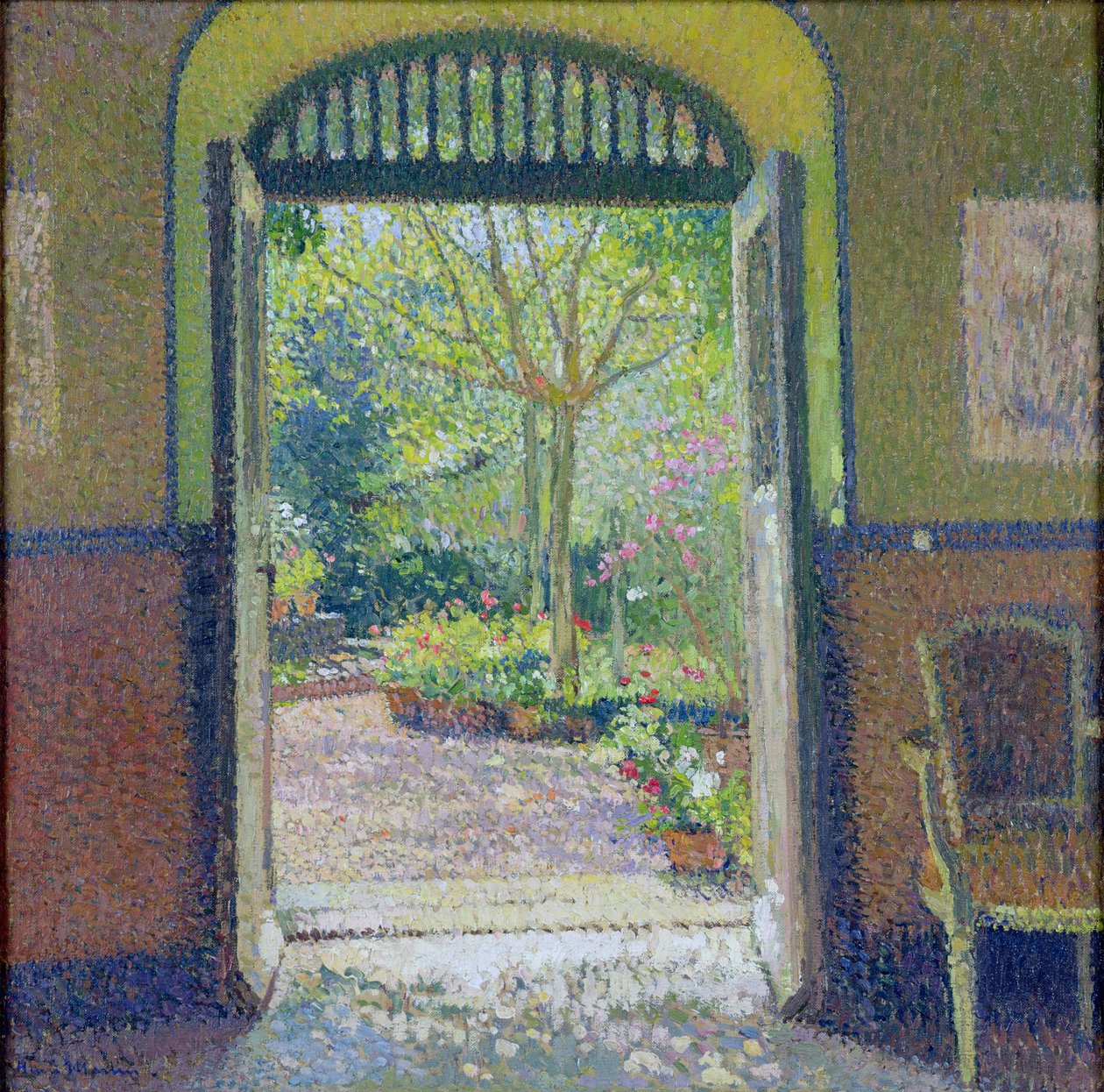 En hage i solskinnet av Henri Martin