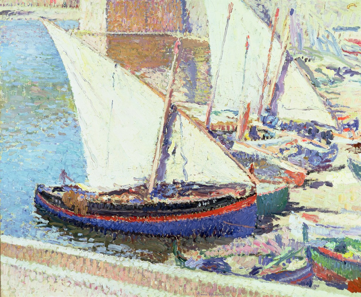 Fiskebåter av Henri Martin