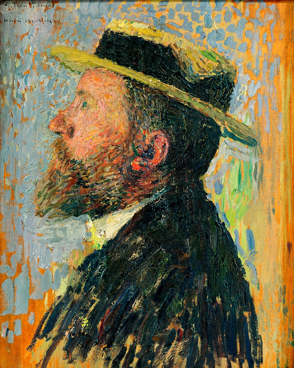 Portrett av Jean Jaures (1859-1914), den franske sosialistiske lederen av Henri Martin