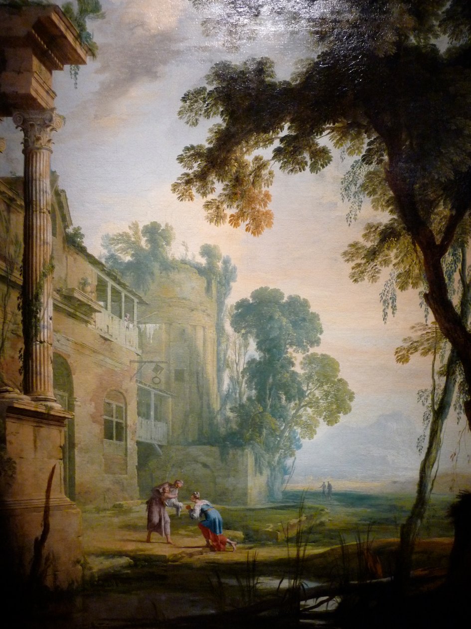 Henri Mauperché Landskap ca 1650 Olje på lerret av Henri Mauperche
