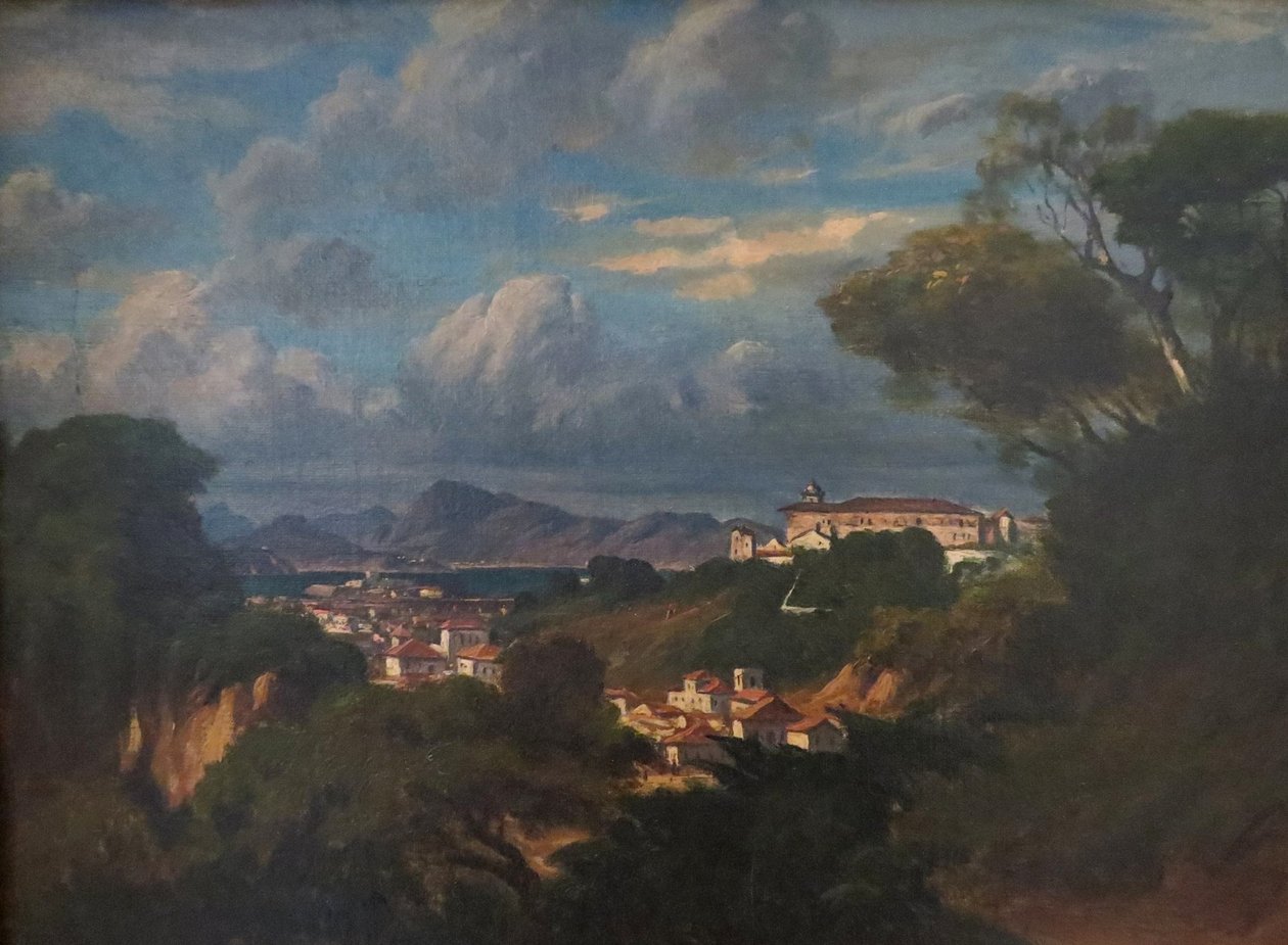 Utsikt over klosteret Santa Teresa, sett fra Paula Matos av Henri Nicolas Vinet