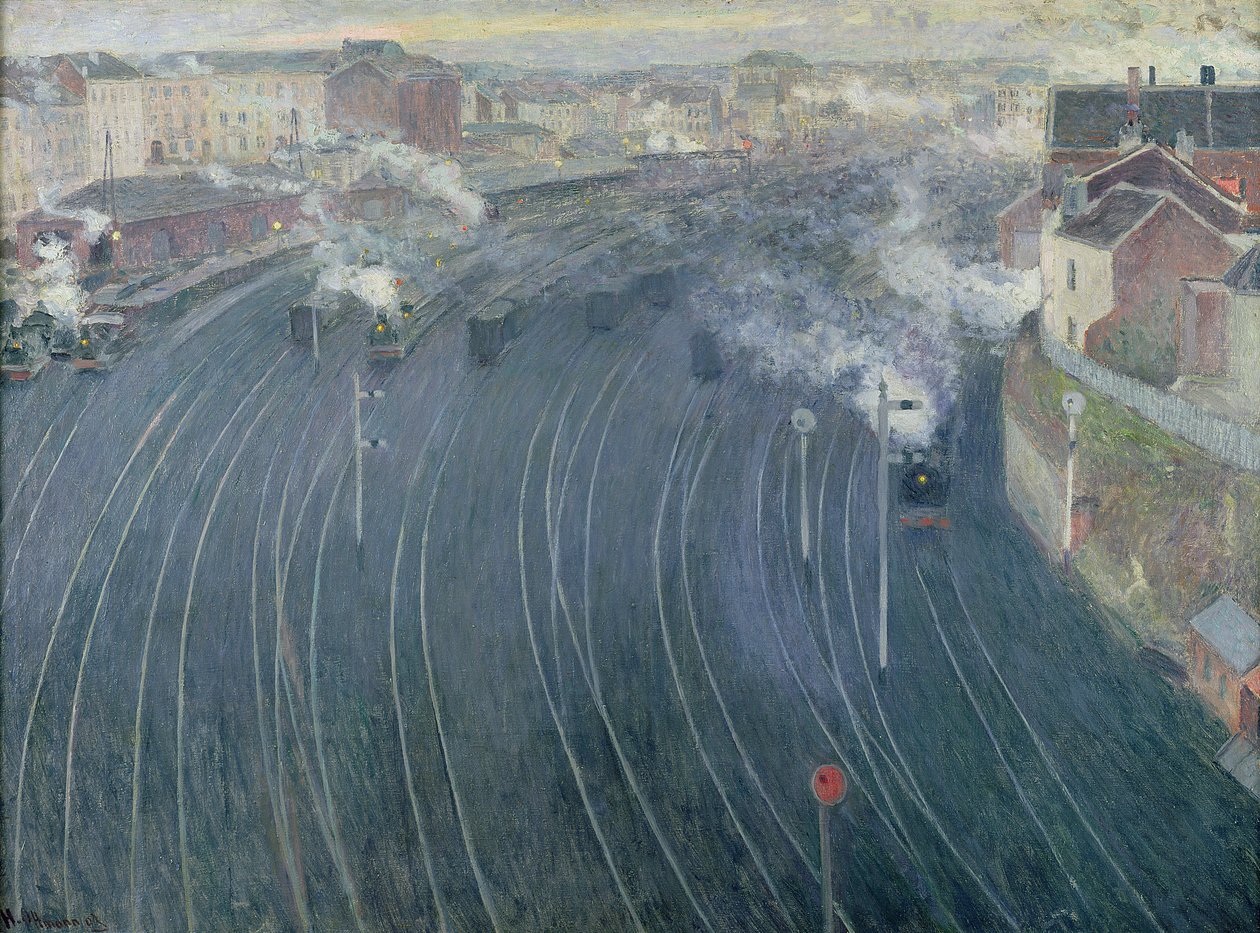 Luxembourg stasjon, Brussel, 1903 av Henri Ottmann