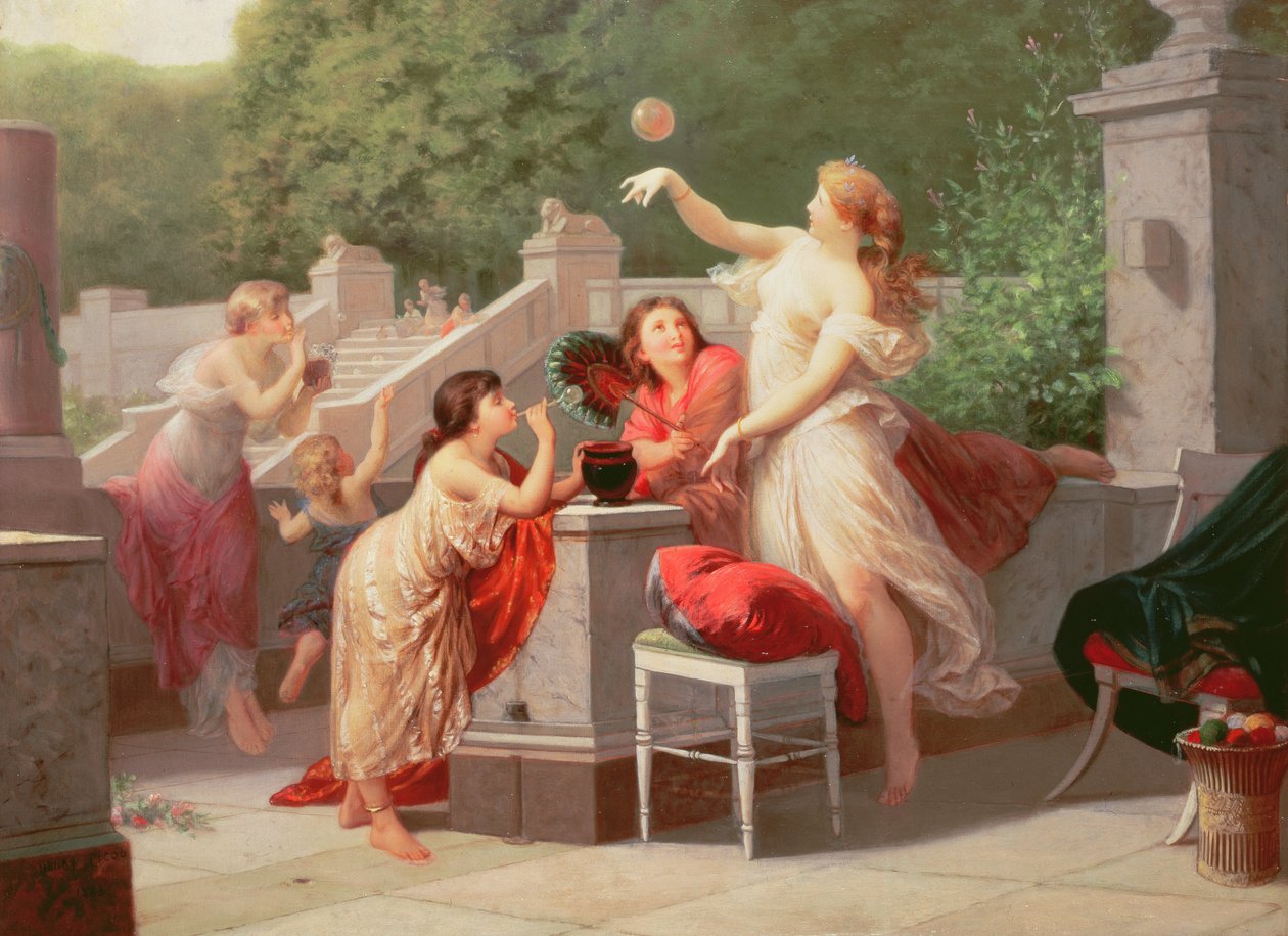 Blåser bobler, 1883 av Henri Pierre Picou