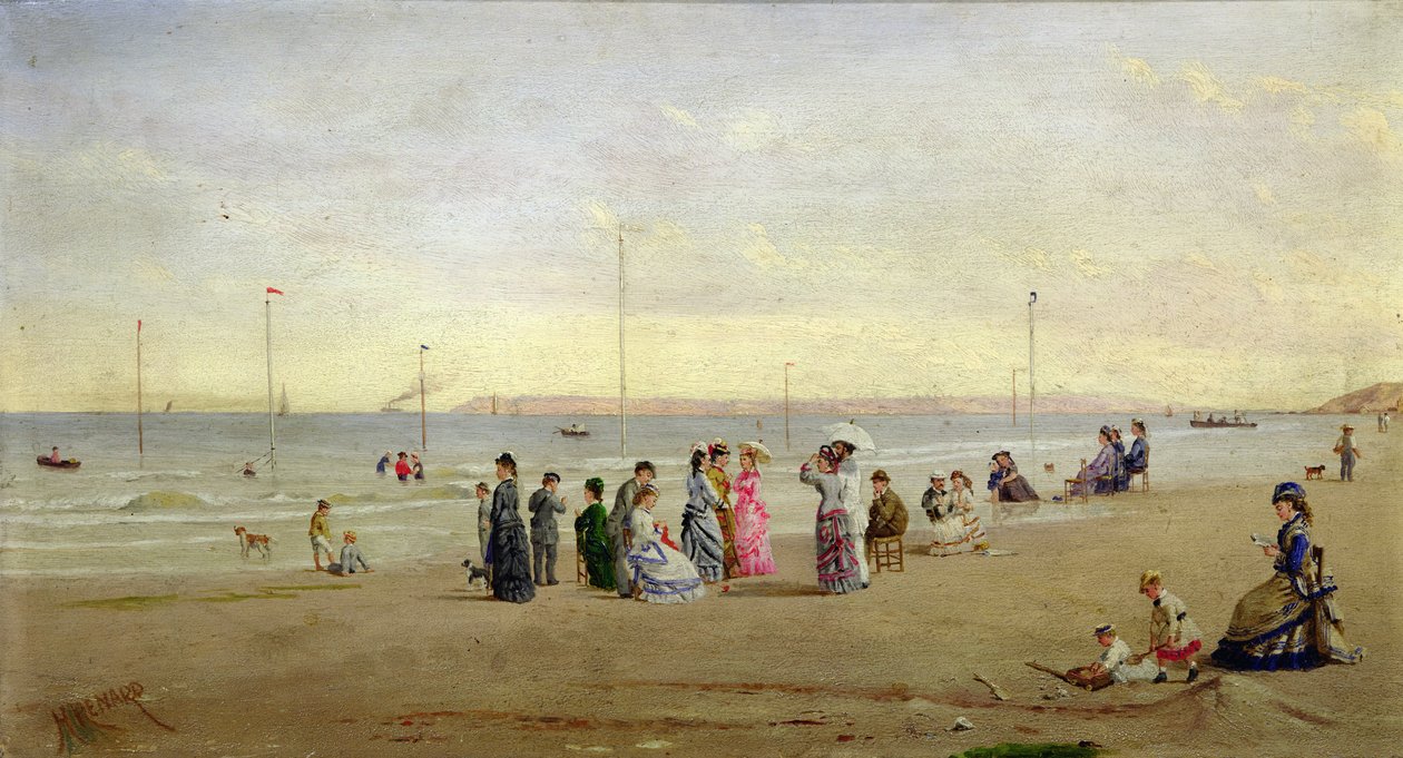 Seaside ved Trouville av Henri Renard