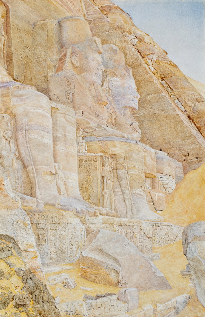 Temple of Ramses II av Henri Roderick Newmann