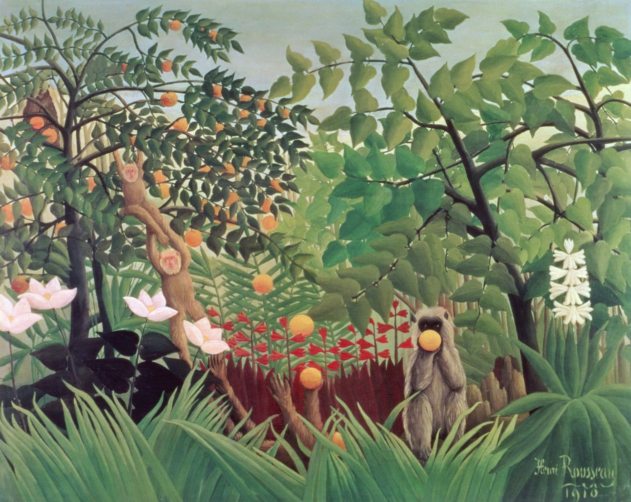 Eksotisk landskap av Henri Rousseau