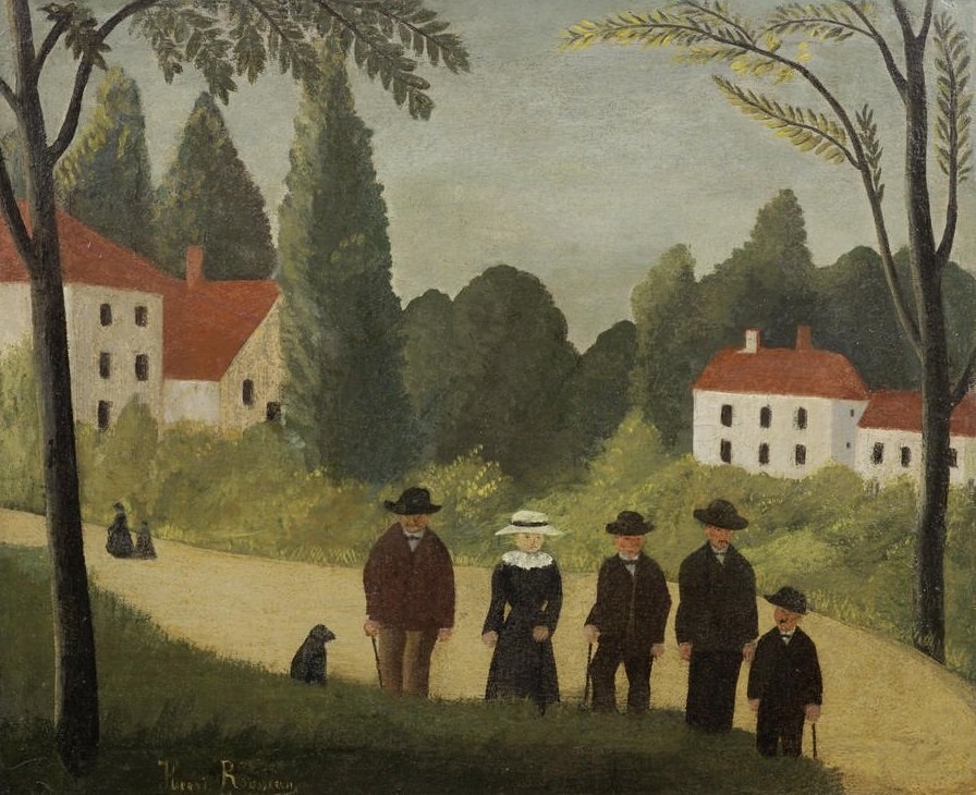 Turgåere av Henri Rousseau