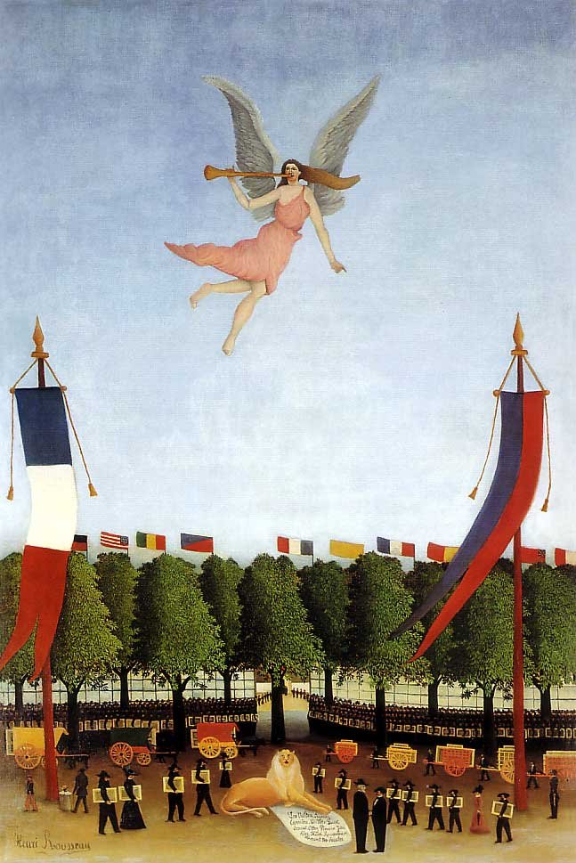 Frihetsinnbydende artister av Henri Rousseau