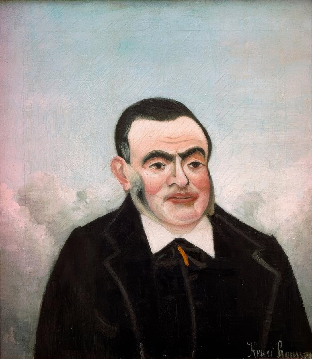Portrett av en mann av Henri Rousseau