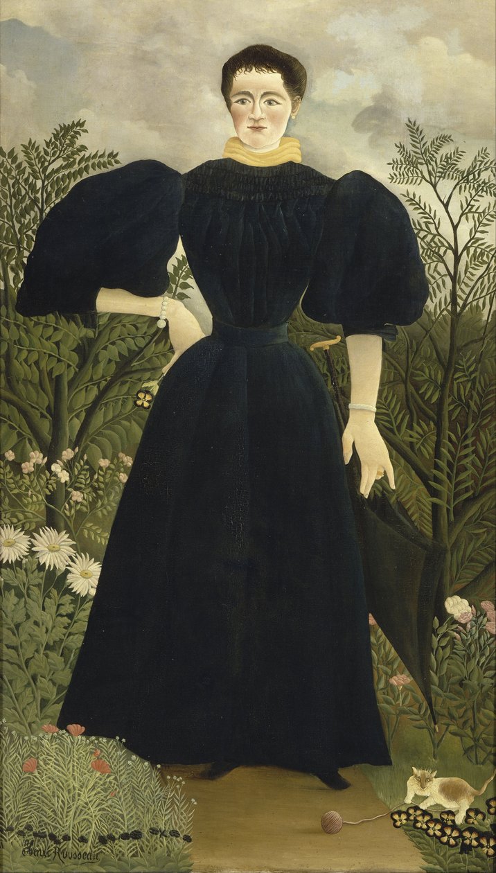 Portrett av Madame M; av Henri Rousseau