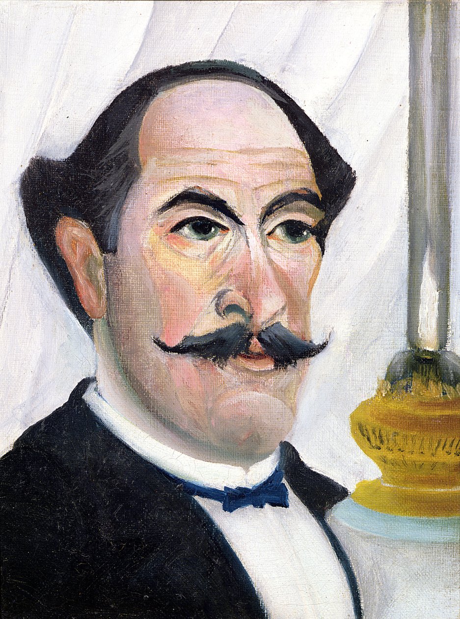 Selvportrett, ca. 1900-03 (for par se 83695) av Henri Rousseau