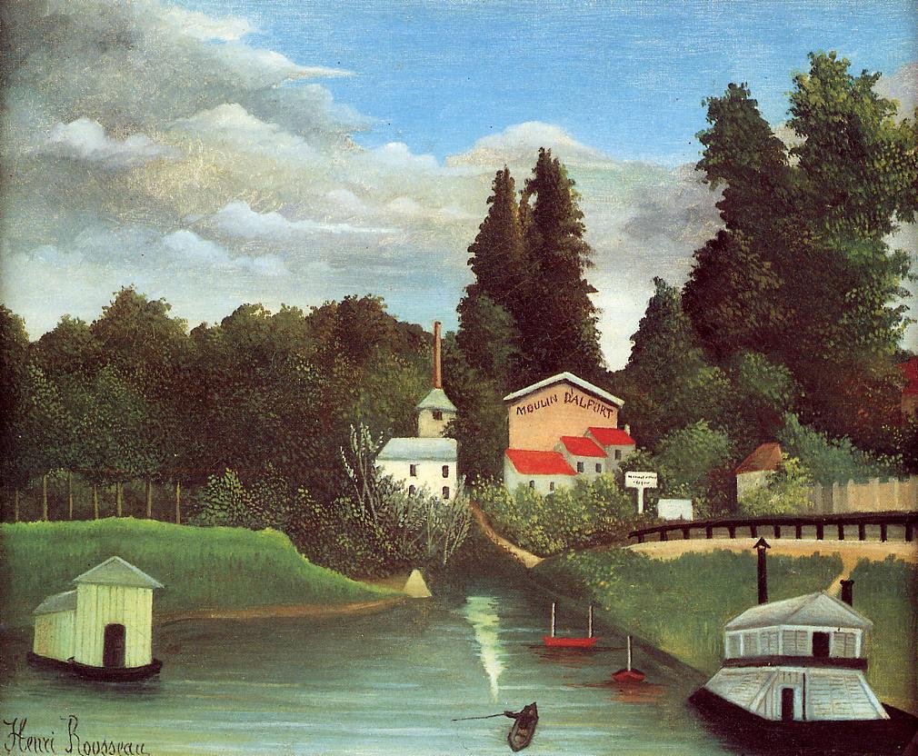 Moulin dAlfort av Henri Rousseau