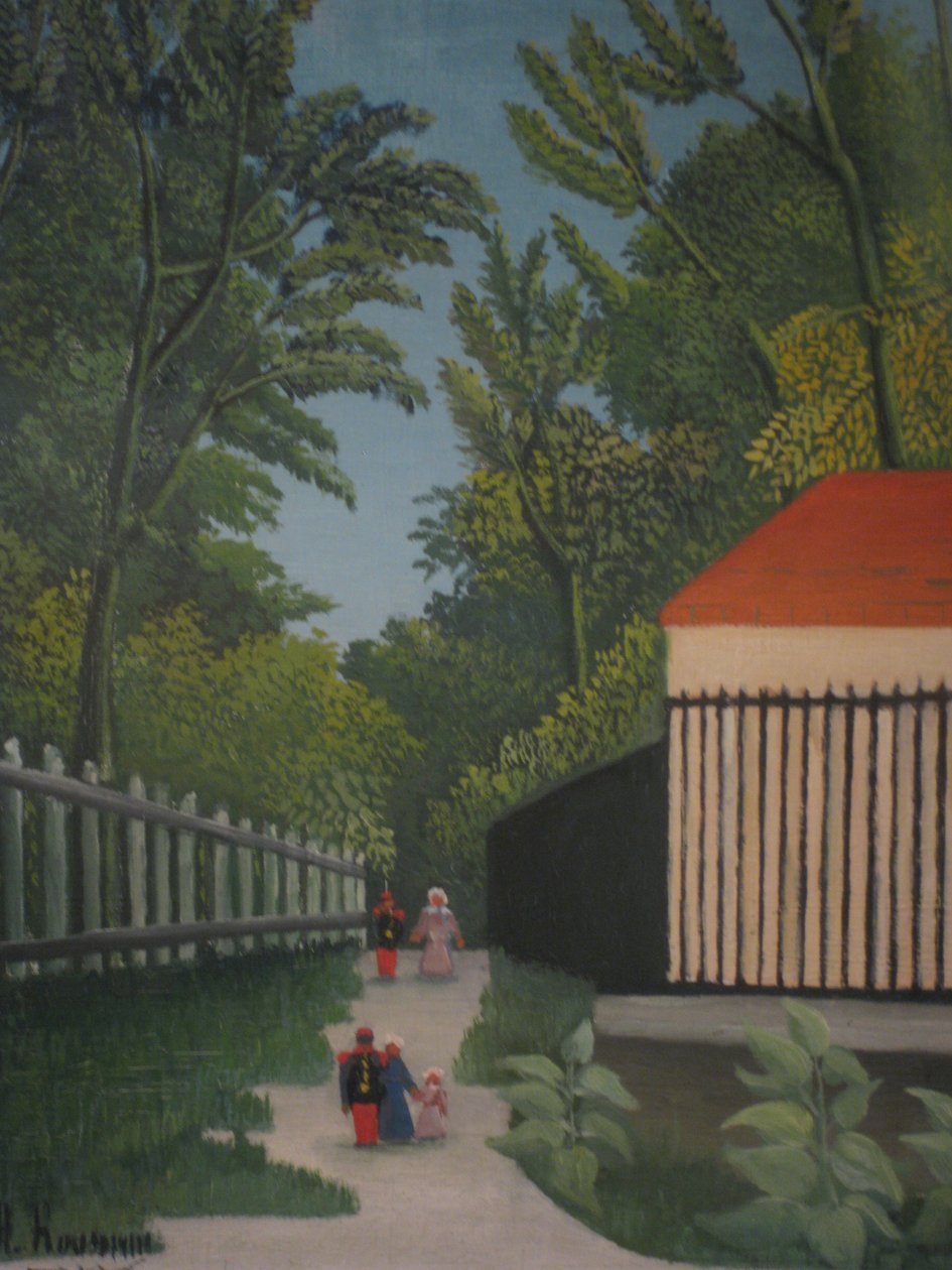 Utsikt over Montsouris Park av Henri Rousseau
