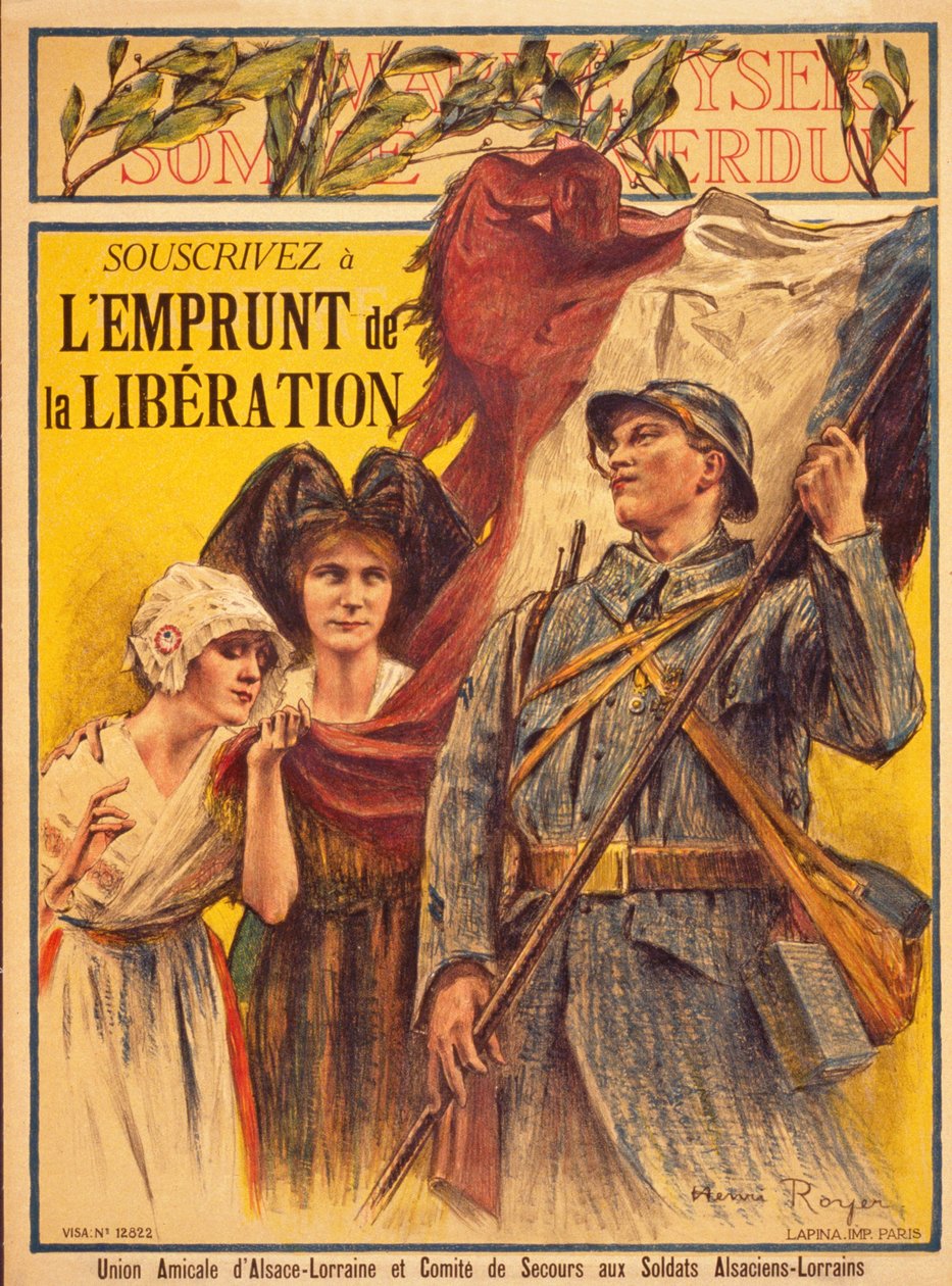 Tegn på frigjøringslånet, ca. 1917 av Henri Royer