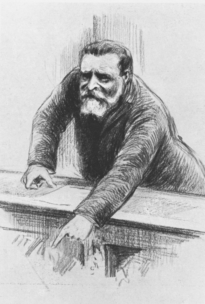 Jean Jaures i Deputertkammeret, juni 1907 av Henri Rudaux
