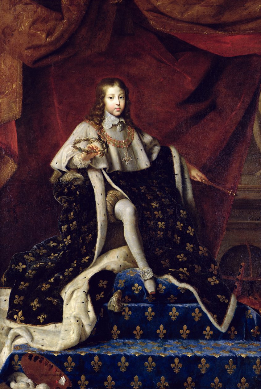 Portrett av Ludvig XIV (1638-1715) 10 år gammel, 1648 av Henri Testelin