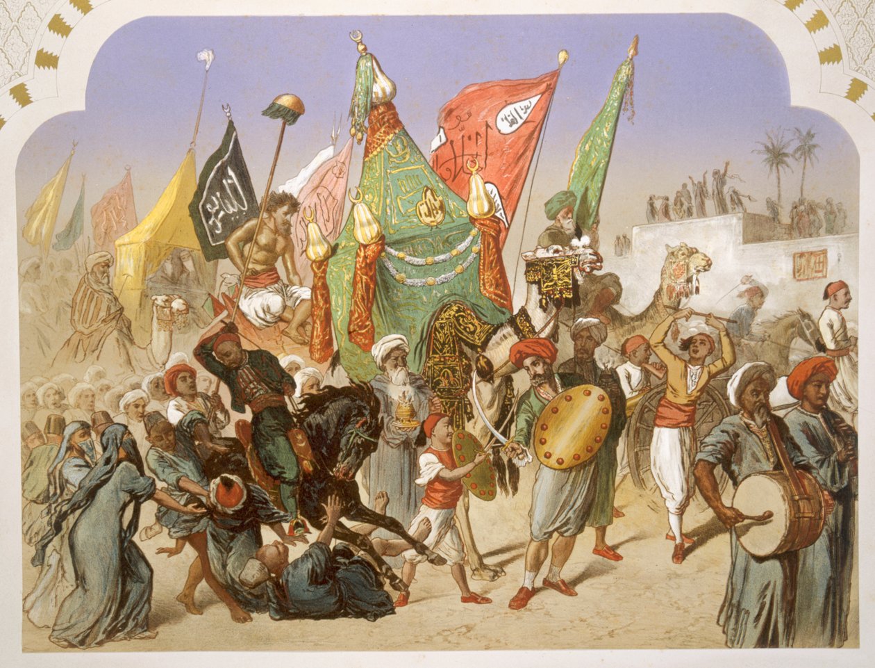 Mahmals retur til Kairo, 1860 av Henri de Montaut