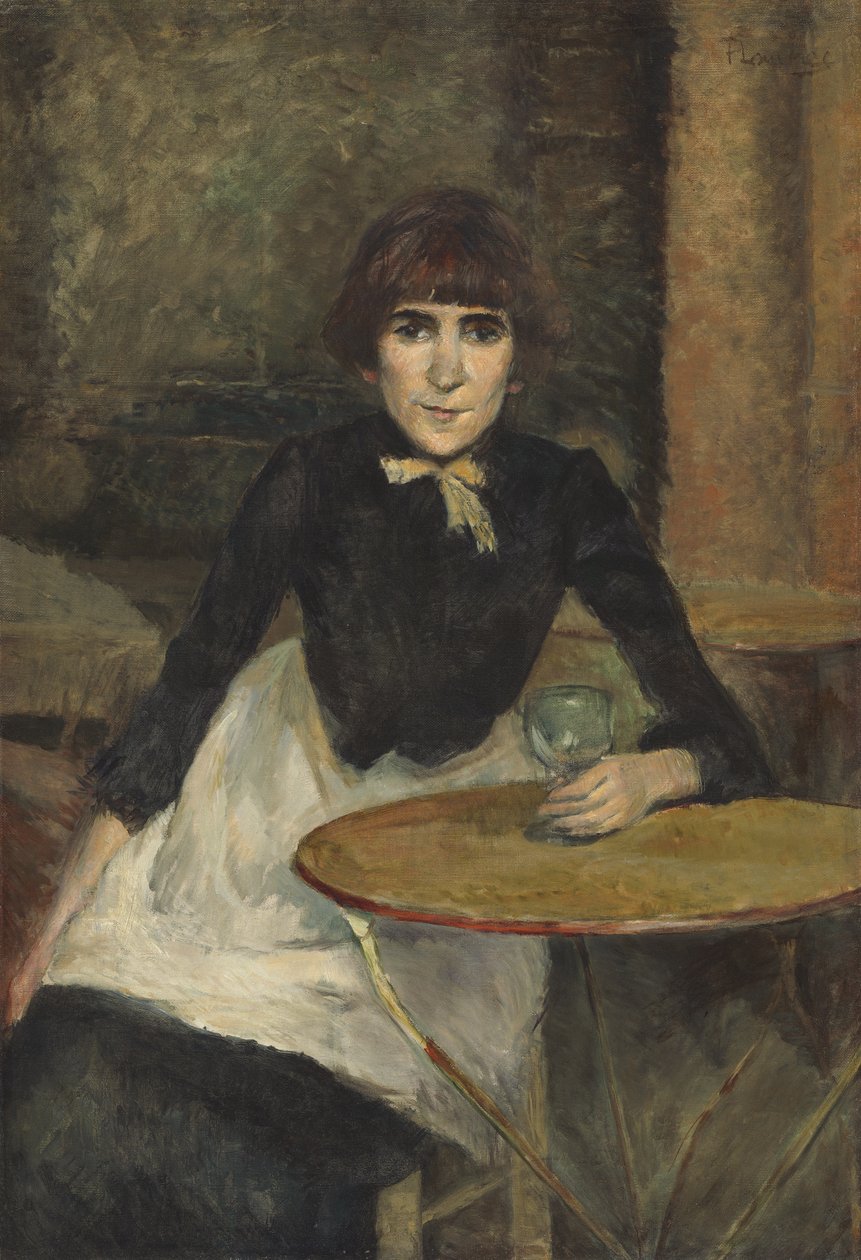 Ved Bastillen (Jeanne Wenz), 1888 av Henri de Toulouse Lautrec