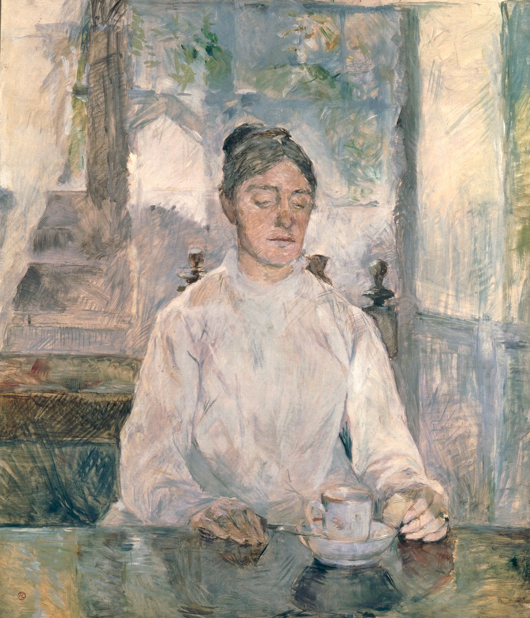 Adele Tapie de Celeyran (1840-1930) grevinne av Toulouse-Lautrec-Monfa, 1881 av Henri de Toulouse Lautrec