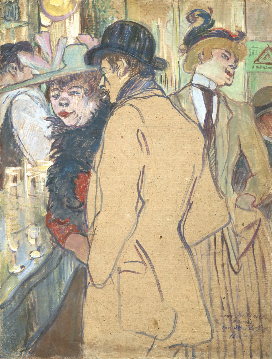Alfred la Guigne, 1894 (olje på papp) av Henri de Toulouse Lautrec