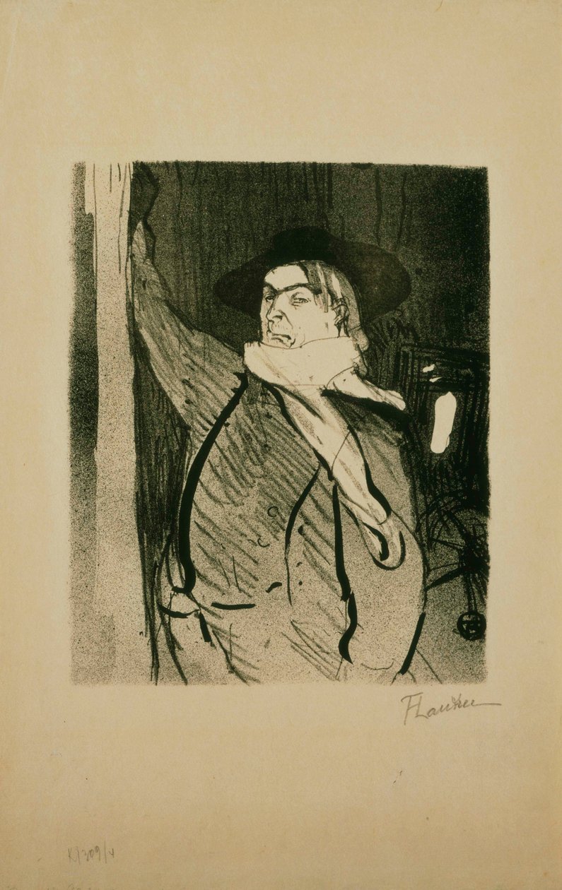 Aristide Bruant av Henri de Toulouse Lautrec