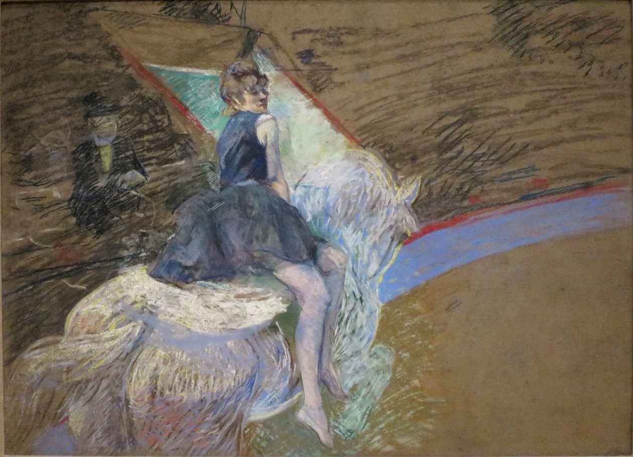 På Cirque Fernando av Henri de Toulouse Lautrec