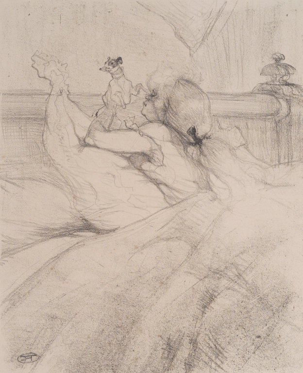 I seng av Henri de Toulouse Lautrec
