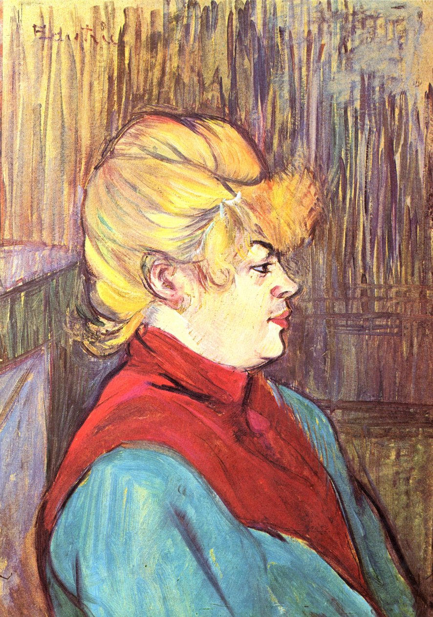 Bosatt i et katedral av Henri de Toulouse Lautrec